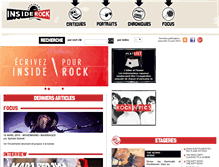 Tablet Screenshot of inside-rock.fr